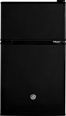 GE GDE03GGKBB Double-Door Compact Refrigerator GE GDE03GGKBB Double-Door Compact Refrigerator